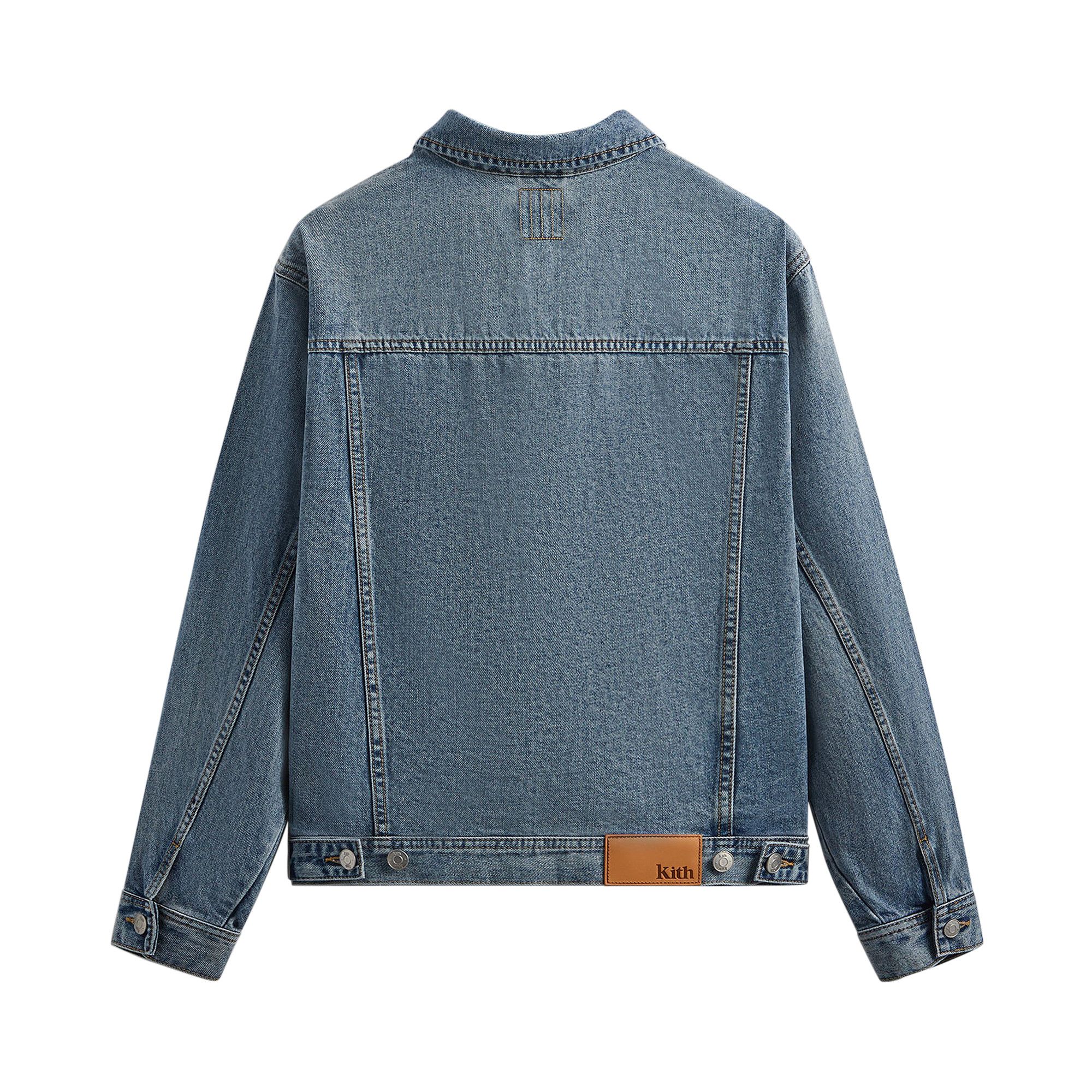 Buy Kith Centre Denim Jacket 'Dark Indigo' - KHM010269 416 | GOAT UK