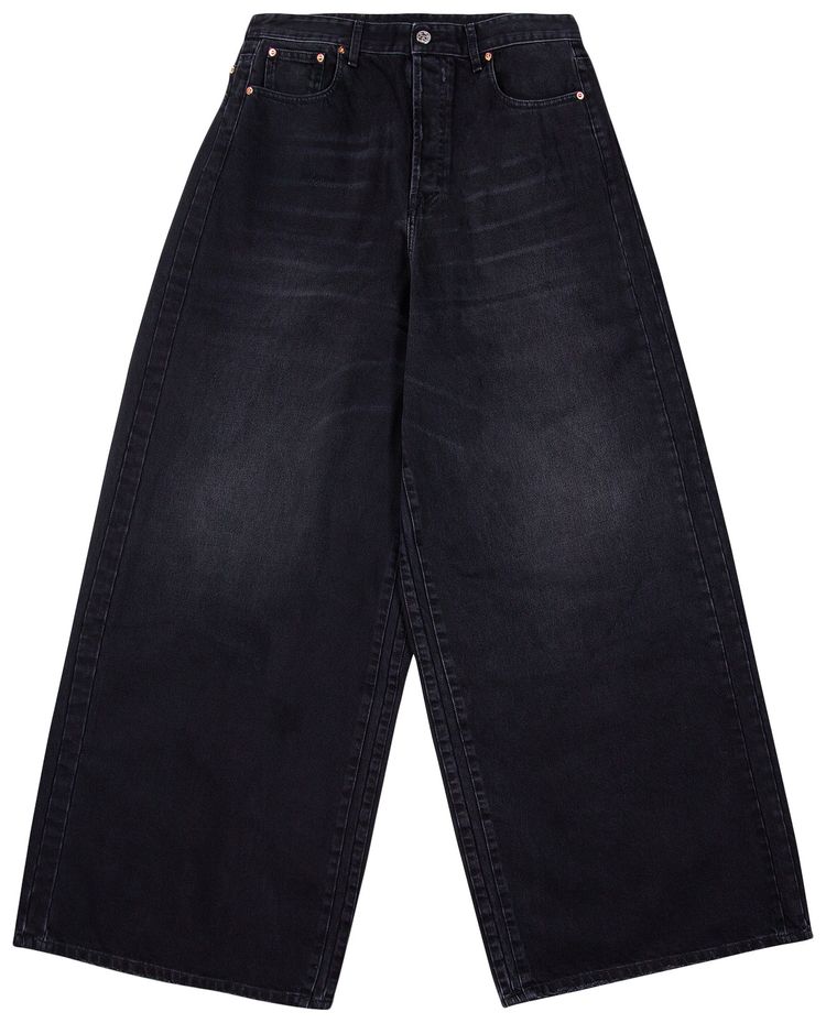 Vetements Big Shape Jeans Black