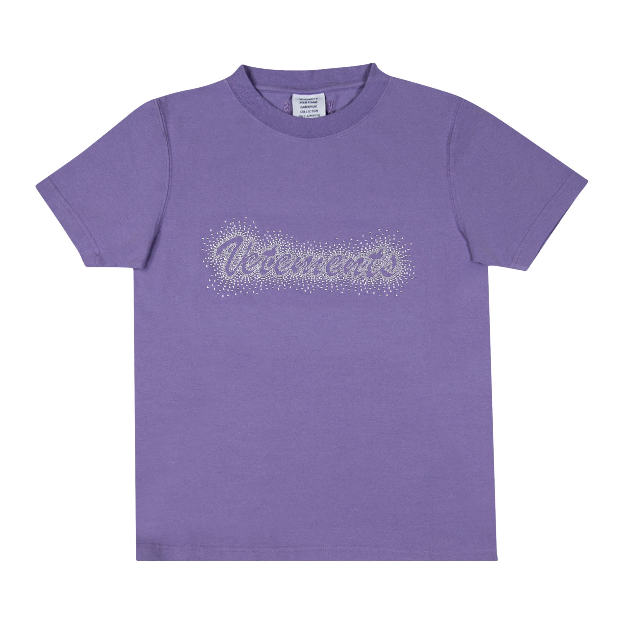 Buy Vetements Bling Logo Fitted T-Shirt 'Lilac' - WE64TR360V LILA