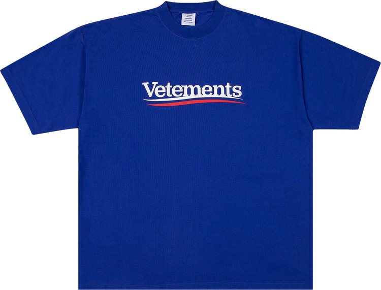 Vetements Campaign Logo T-Shirt 'Royal Blue'
