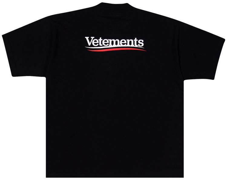 Vetements Campaign Logo T Shirt Black
