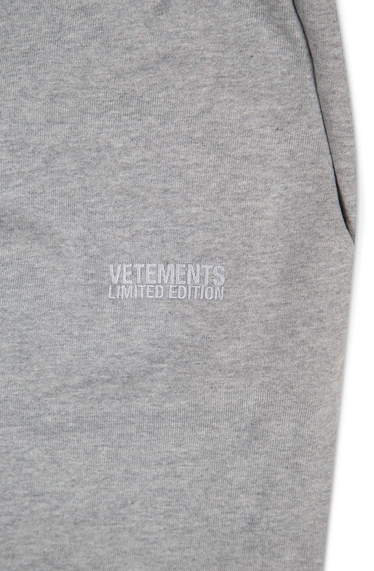 Vetements Big Sweatpants Grey Melange