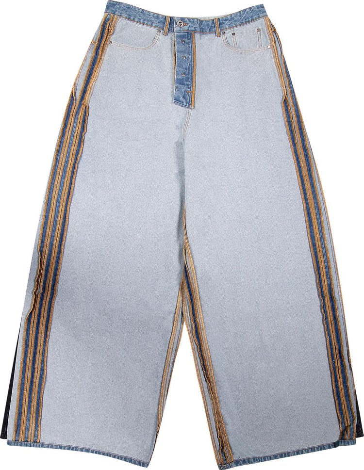 Vetements Inside Out Big Shape Jeans 'Blue'