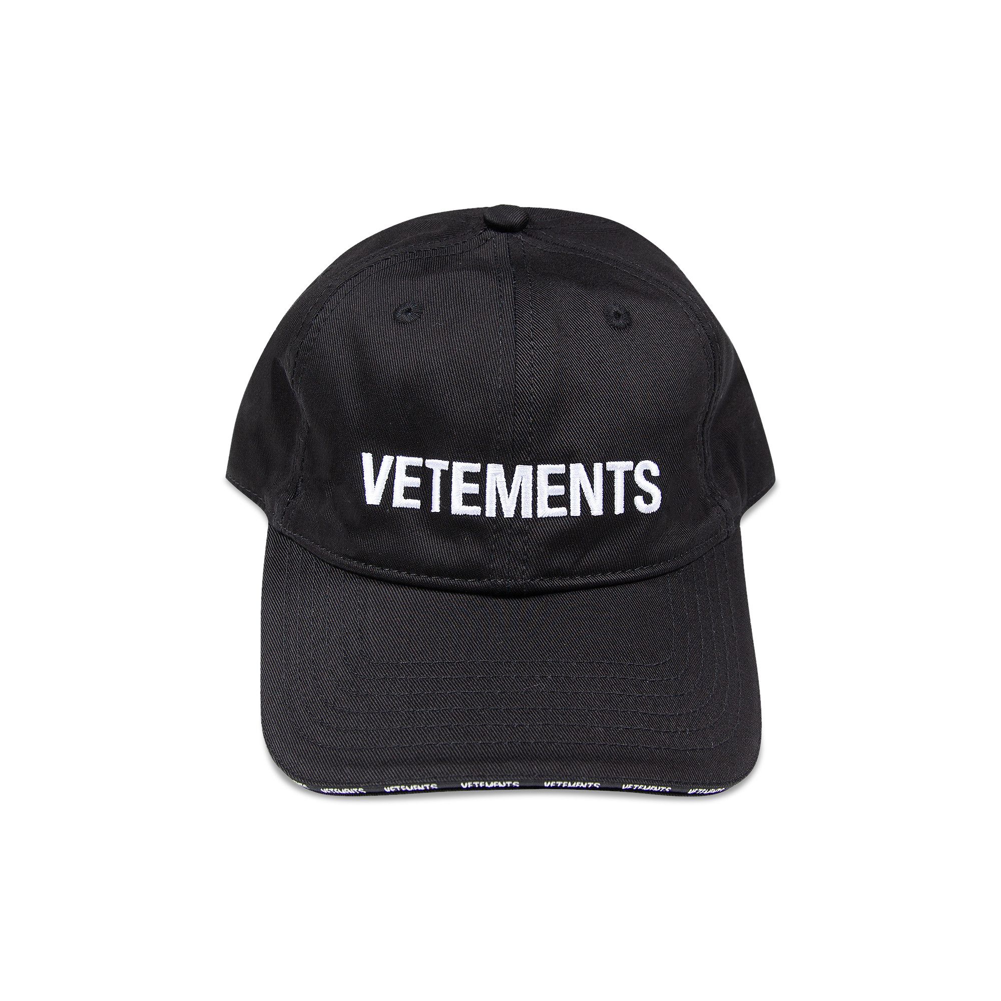 Buy Vetements Iconic Logo Cap 'Black' - UE64CA100B BLAC | GOAT