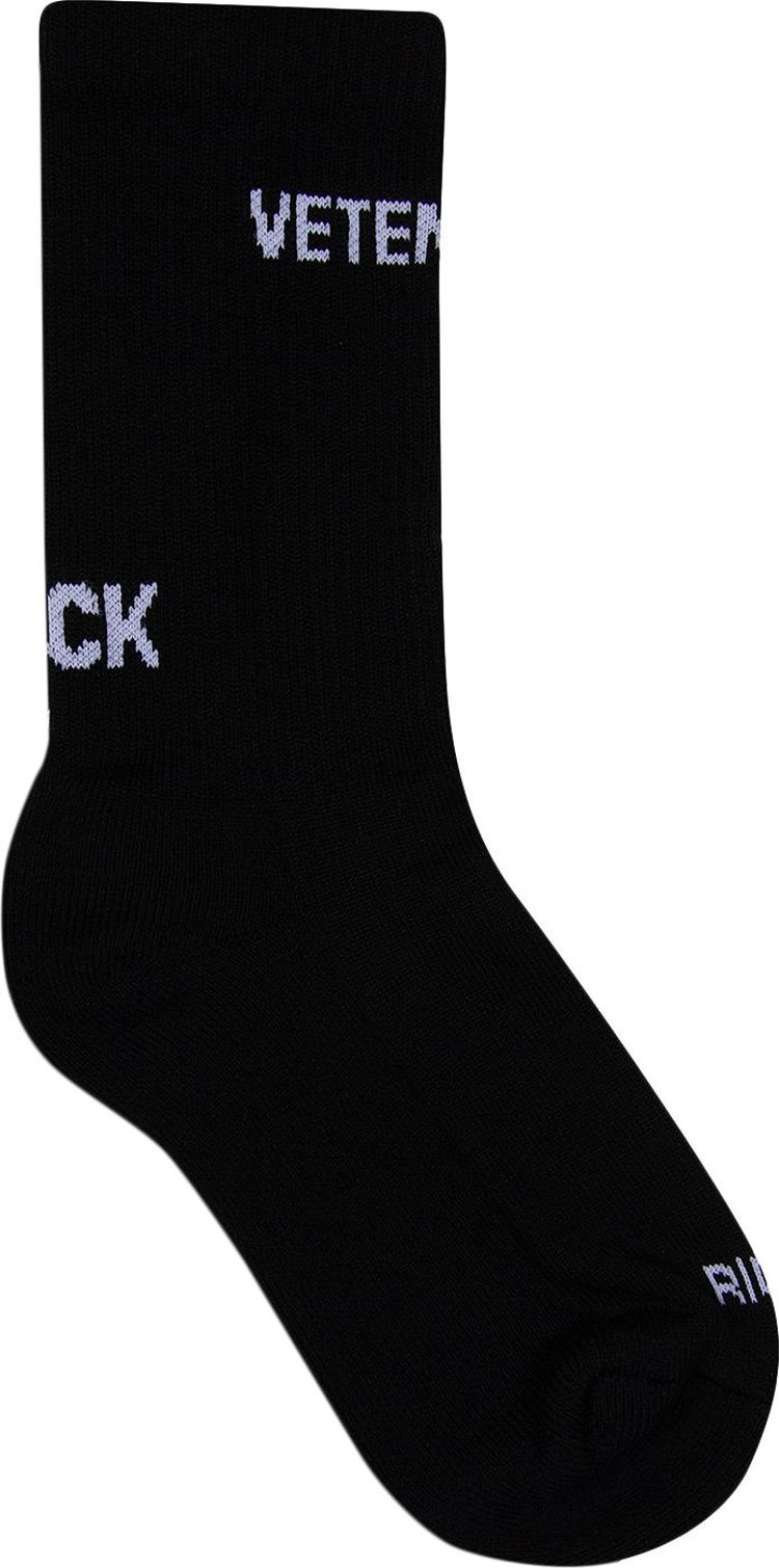 Vetements Logo Socks 'Black'