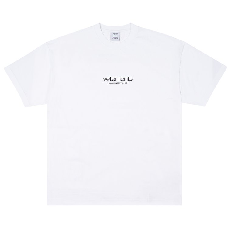 Vetements Urban Logo T-Shirt 'White'