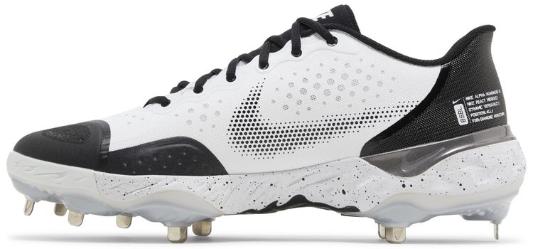 Nike Alpha Huarache Elite 3 Low White Black