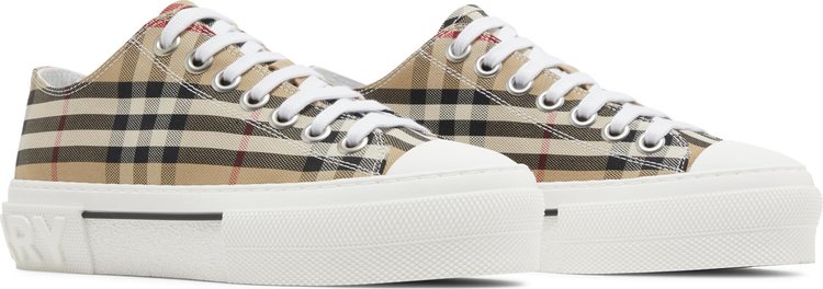 Burberry Wmns Jack Vintage Check Sneaker Archive Beige