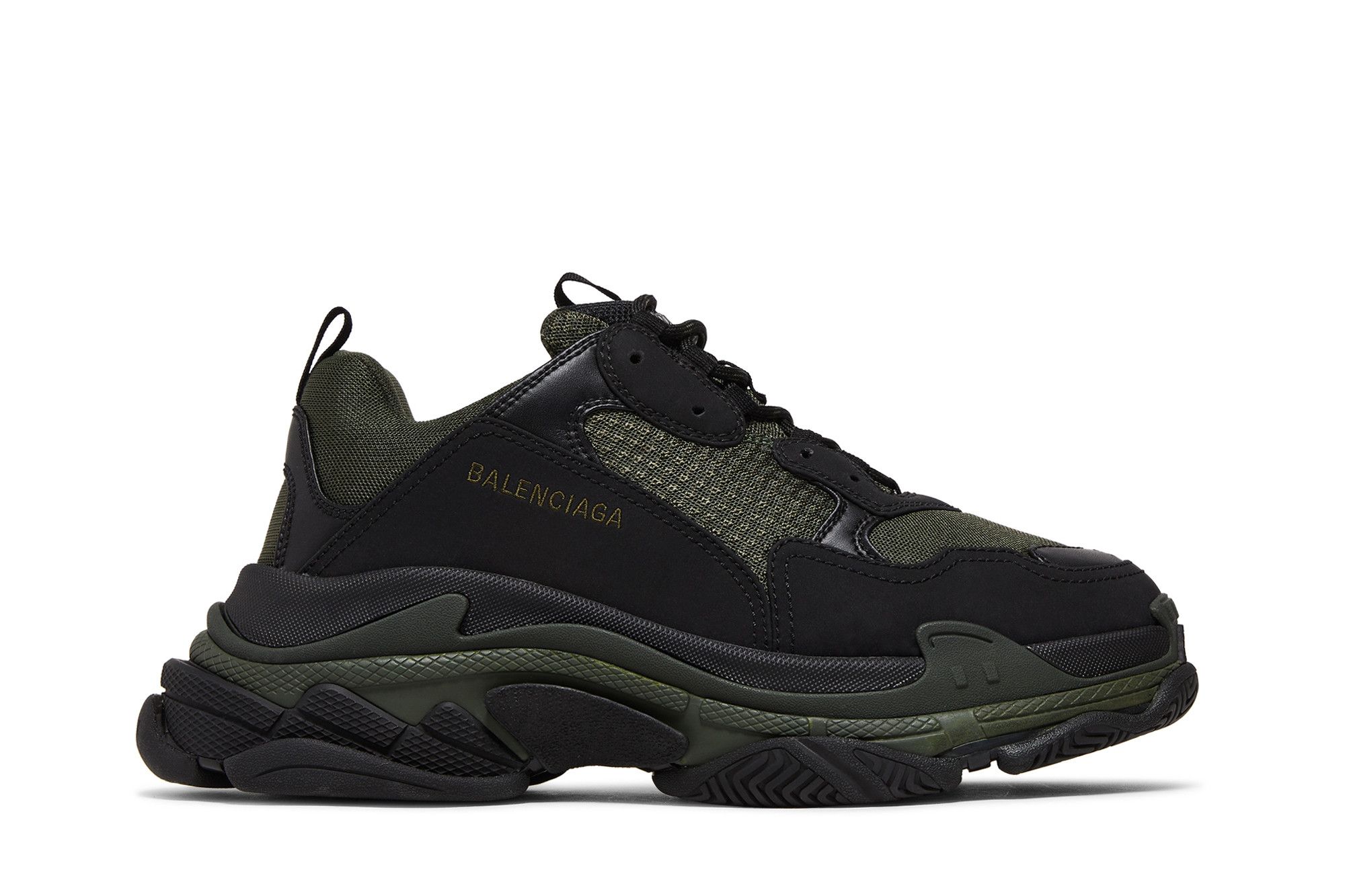 Buy Balenciaga Triple S Sneaker Green Black 536737 W2FW2 4010 GOAT