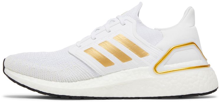 Adidas UltraBoost 20 White Gold Metallic