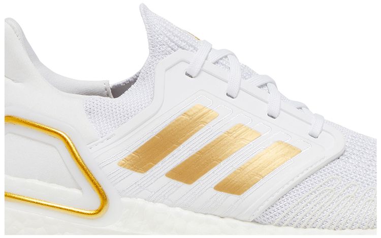 Adidas UltraBoost 20 White Gold Metallic