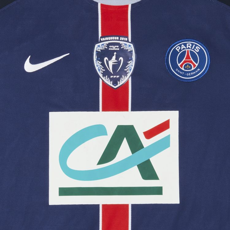 Paris Saint Germain Coupe de France Stock Pro Home Jersey NavyBlueRed