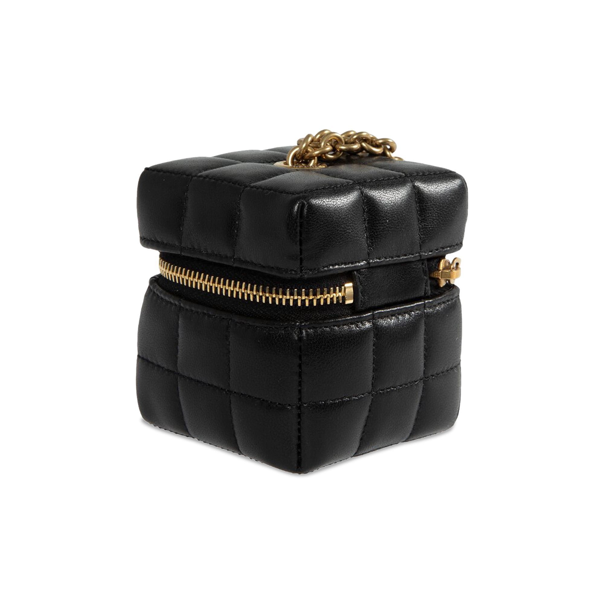 高級品市場 Buy Saint Laurent Mini Cube Box With Chain 'Noir' - 773592 小物