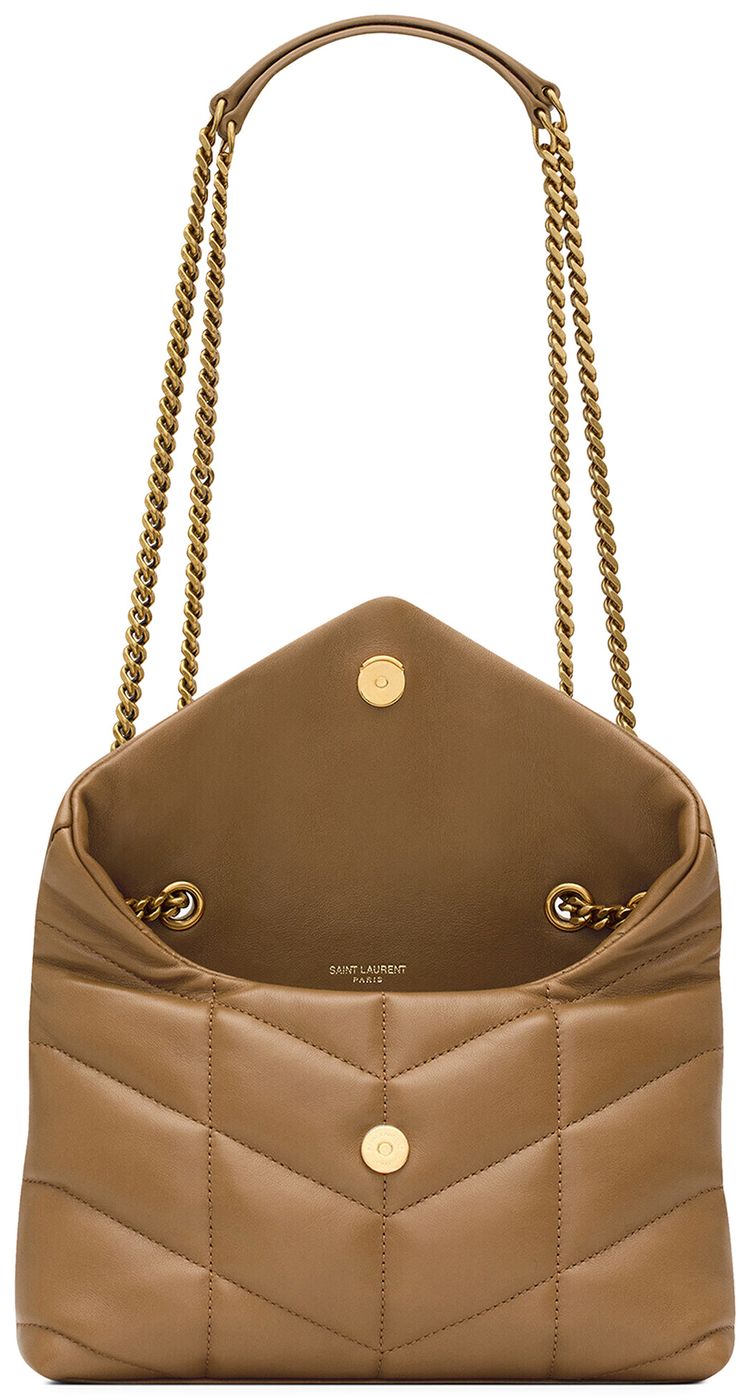 Saint Laurent Toy Puffer Dark Cork