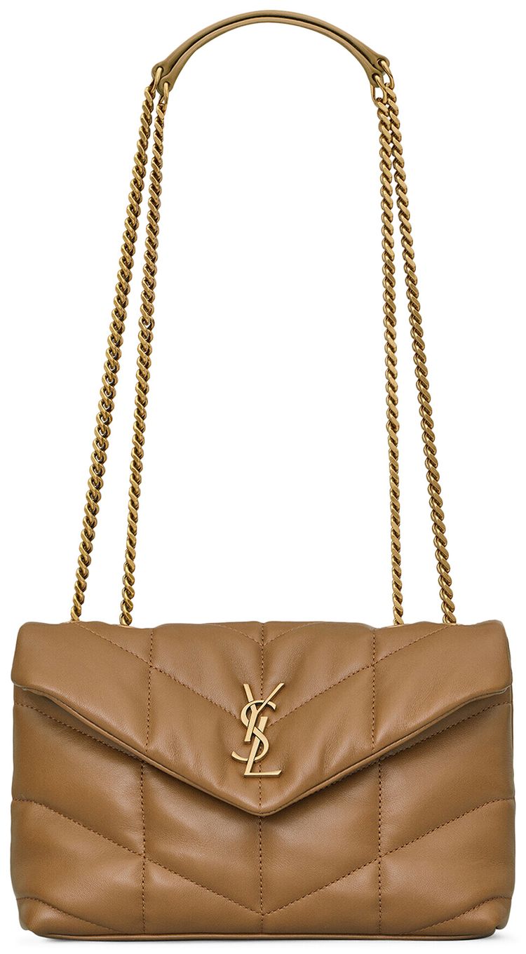 Saint Laurent Toy Puffer Dark Cork