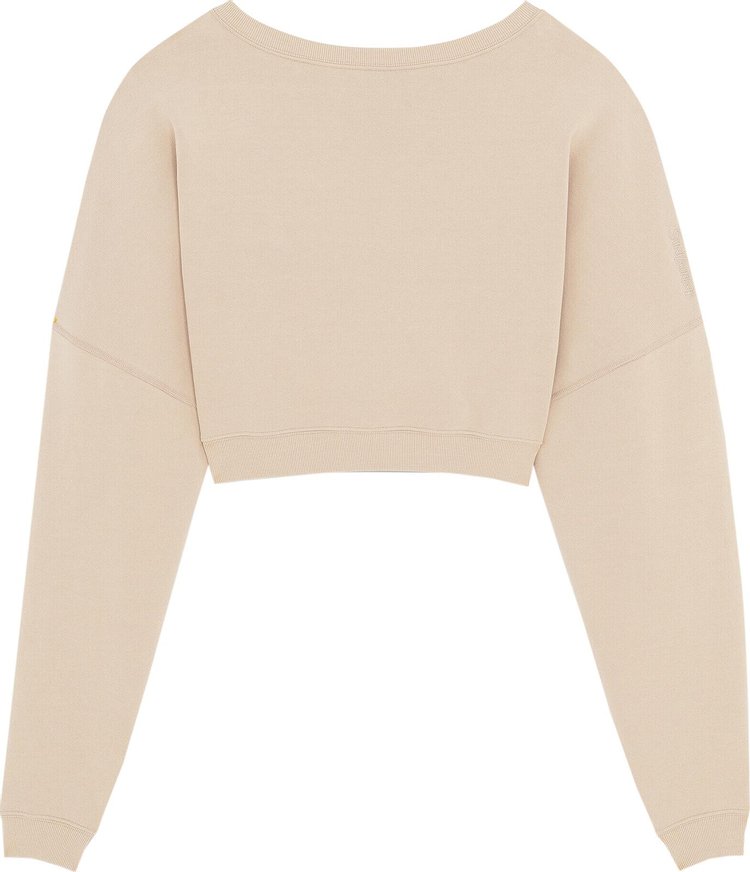 Saint Laurent Cropped Sweater Powder