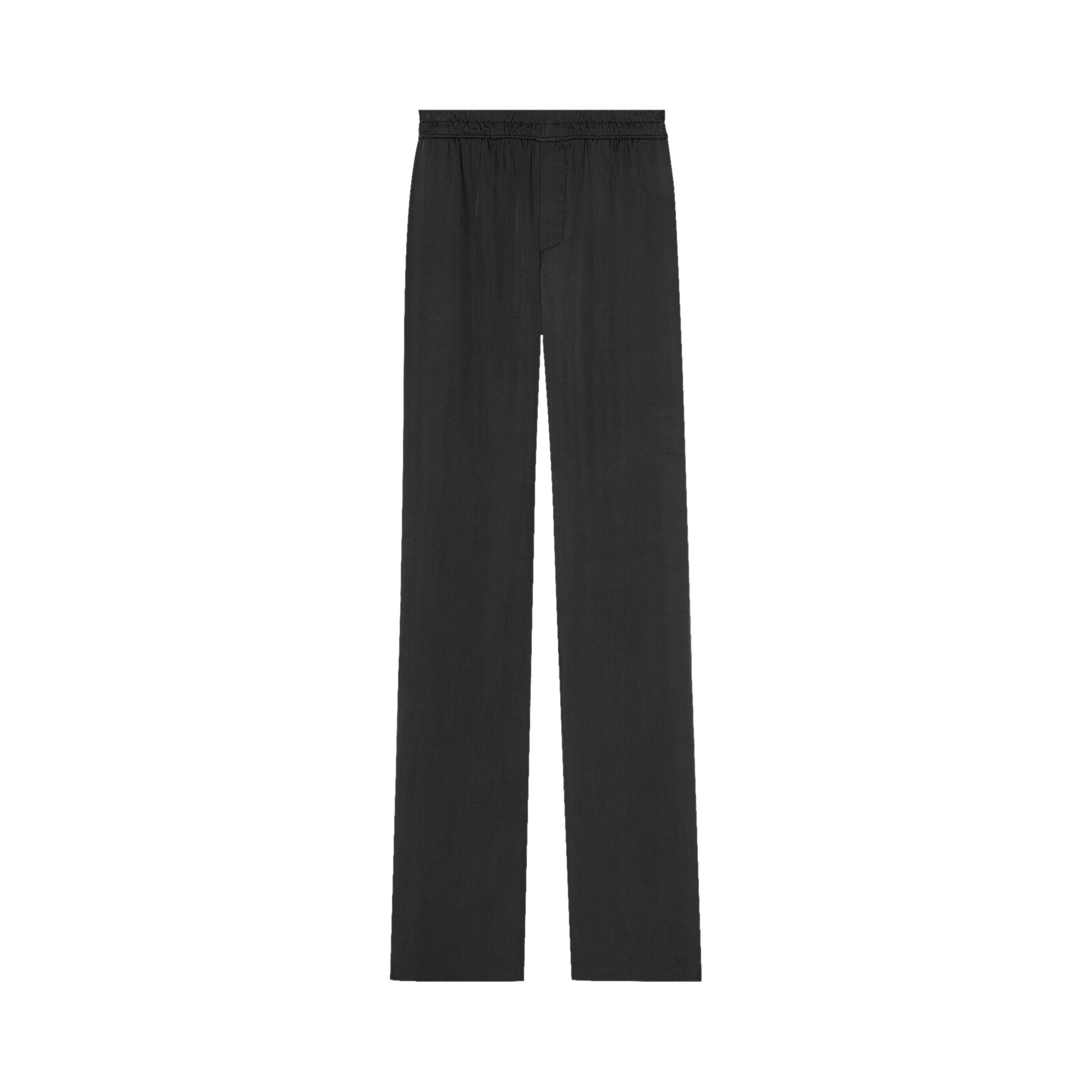 SAINT LAURENT 黒 キュロット Buy Saint Laurent Joggers 'Noir' - 749419 Y3I83 1000 | GOAT