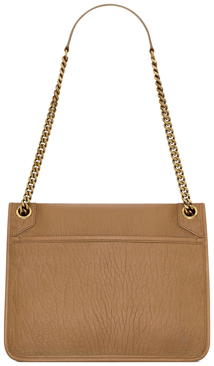 Saint Laurent Medium Niki Chain Bag Dark Cork