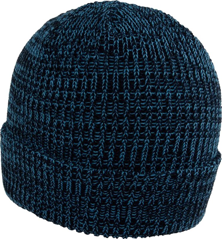 Noah Marled Logo Beanie TealNavy