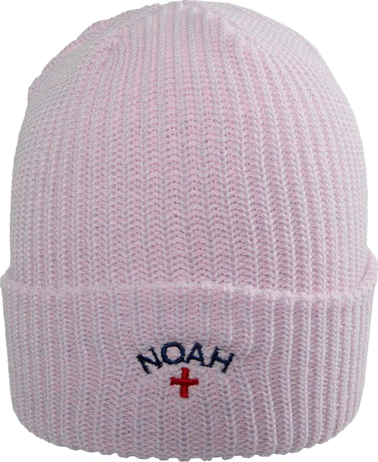 Noah Marled Logo Beanie 'Pink/Blue'