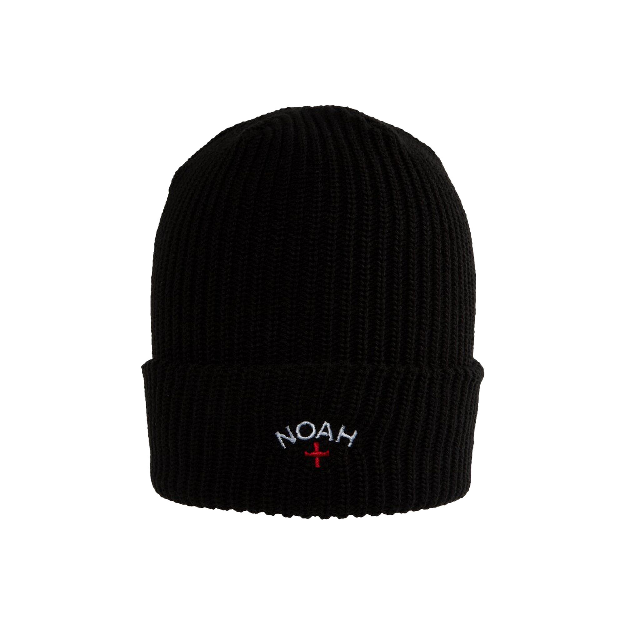 Buy Noah Core Logo Beanie 'Black' - BN059SS24 BLAC | GOAT