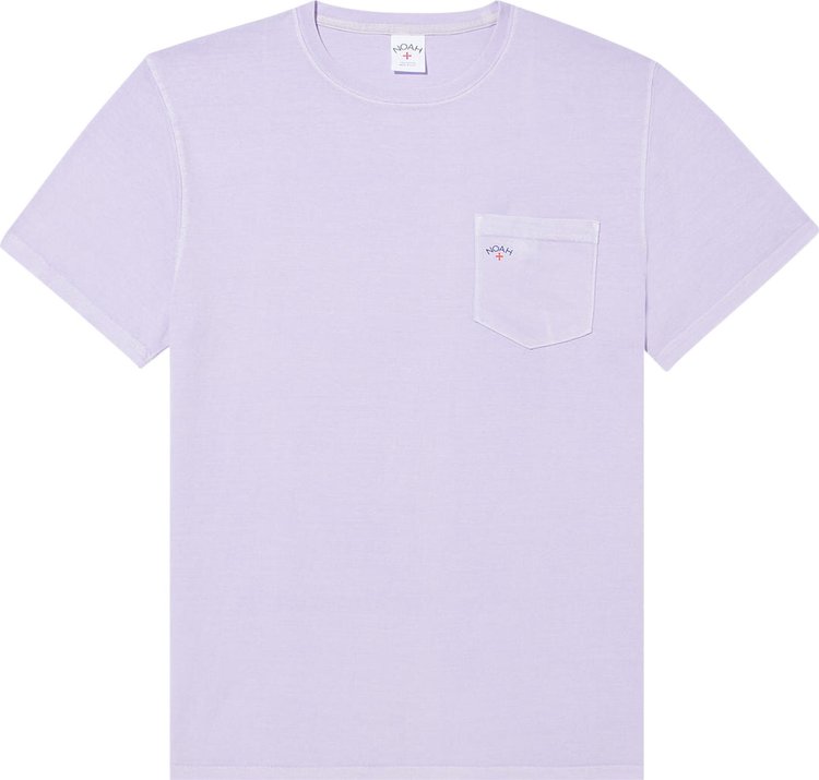 Noah Core Logo Pocket Tee Lilac Breeze