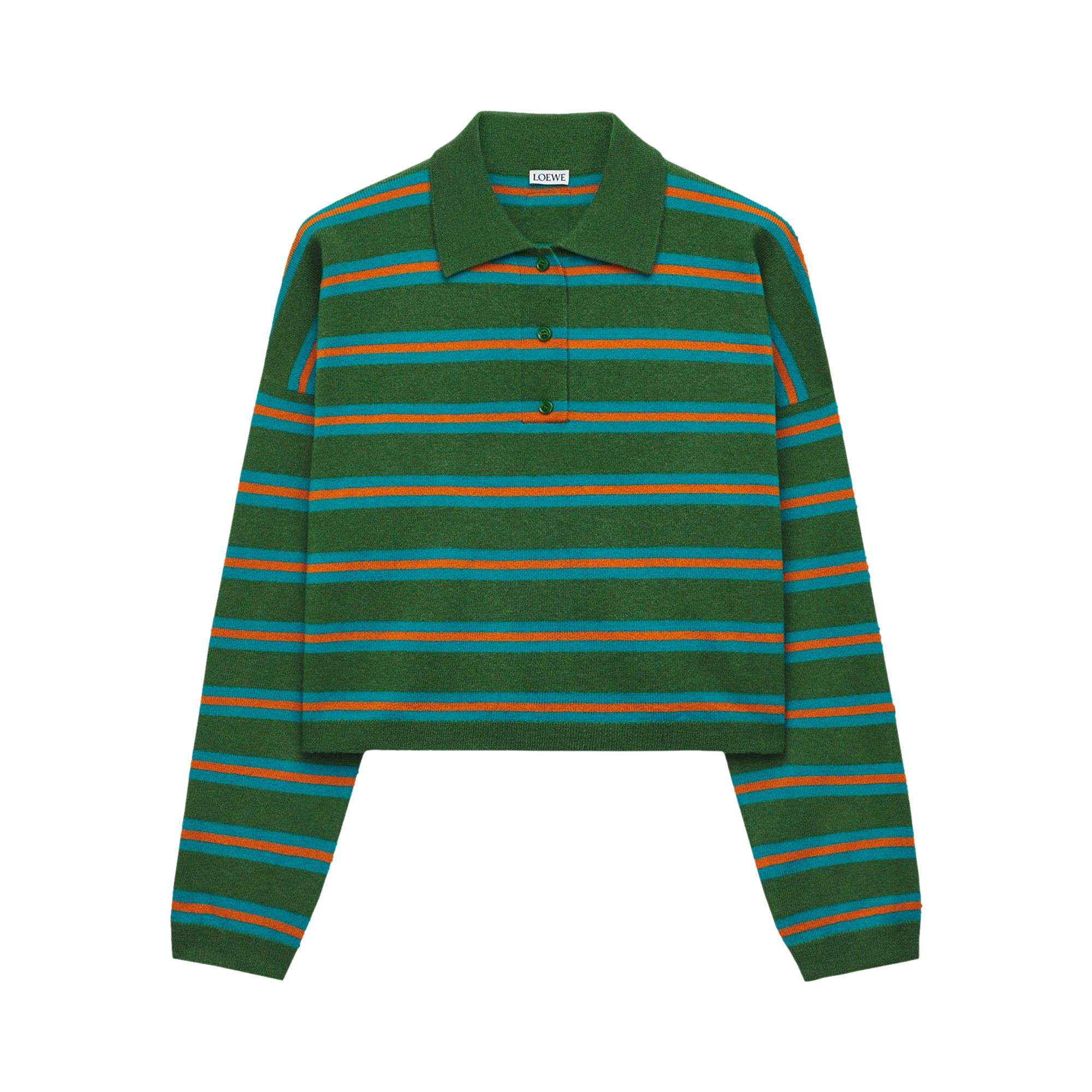 Buy Loewe Polo Sweater 'Green' - S359Y14KEZ 4100 | GOAT