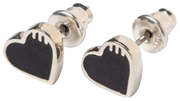 Human Made Heart Earring 'Black'