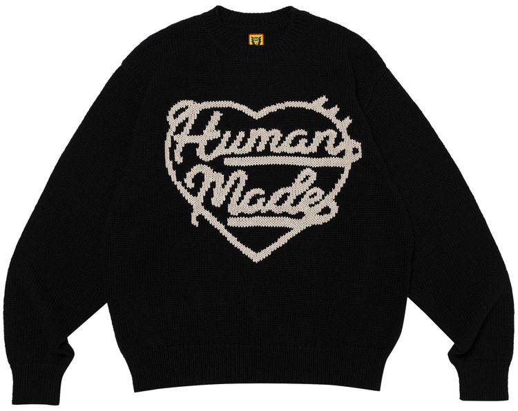Human Made Low Gauge Knit Sweater Black