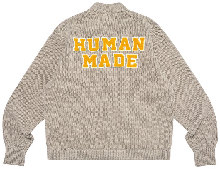 Human Made Low Gauge Knit Cardigan Grey