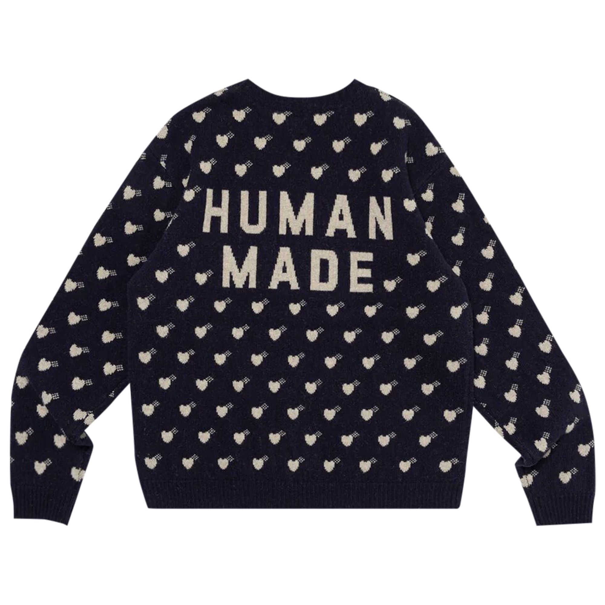 Buy Human Made Heart Knit Sweater 'Navy' - HM27CS035 NAVY | GOAT Buy Human Made Heart Knit Sweater 'Navy' - HM27CS035 NAVY | GOAT