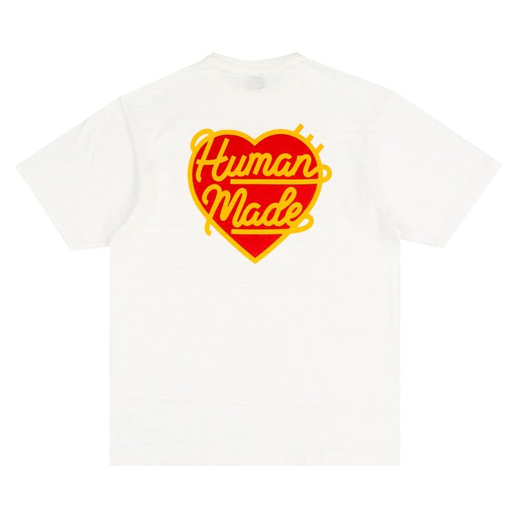 Human Made Heart Badge T Shirt White