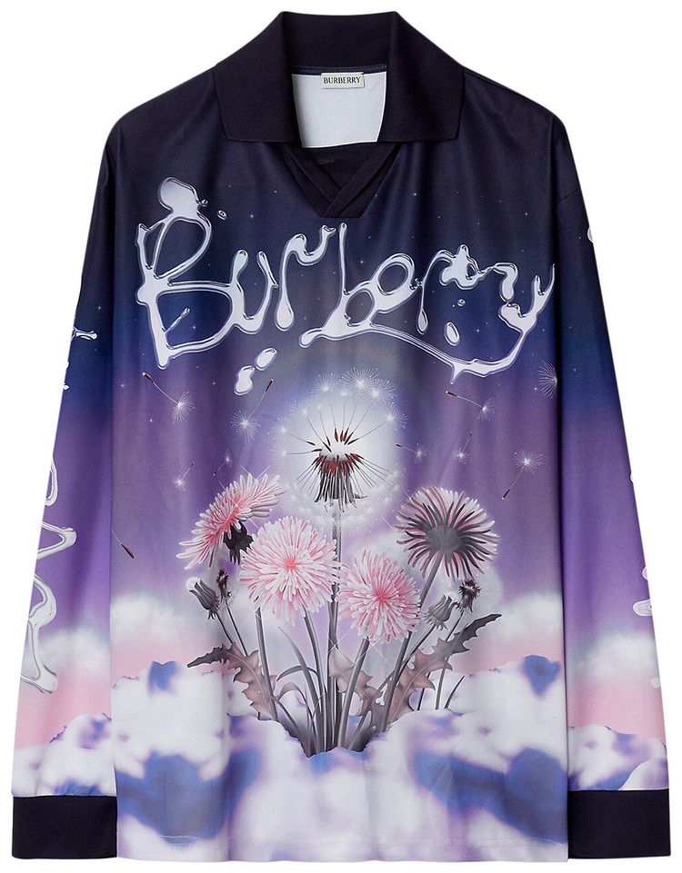 Burberry Long Sleeve Graphic Shirt Ribbon IP Pattern