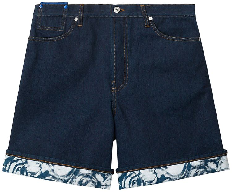 Burberry Shorts Indigo Blue