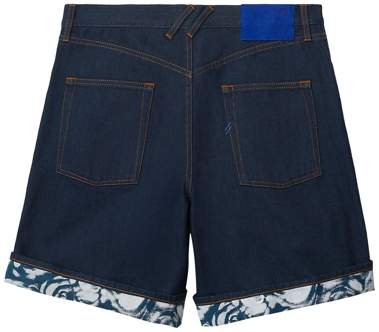 Burberry Shorts Indigo Blue