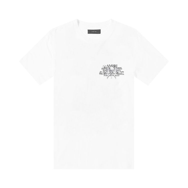 Amiri Cherub Text Tee White