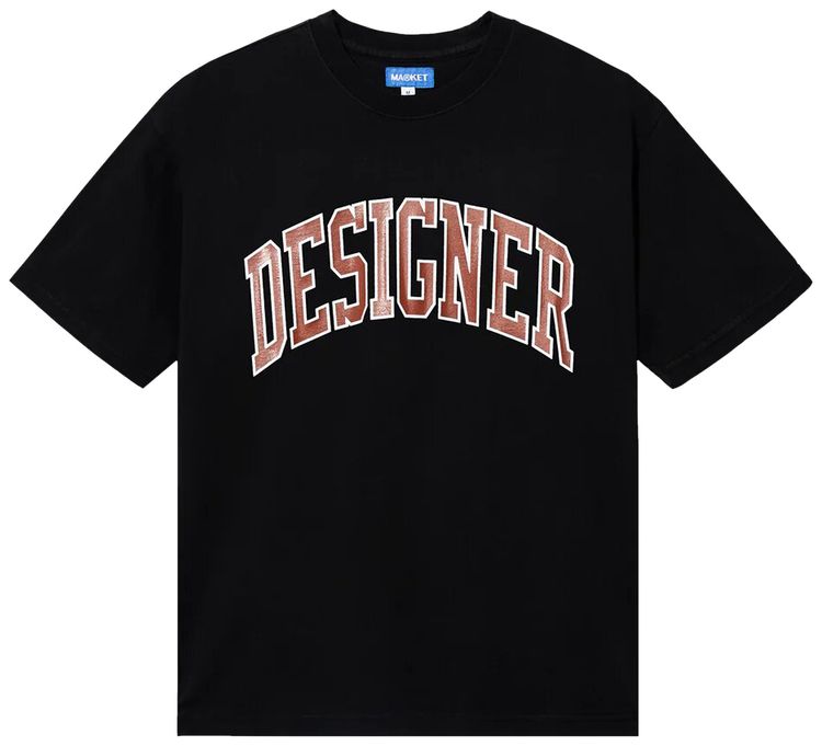 Market Designer Arc T Shirt Black