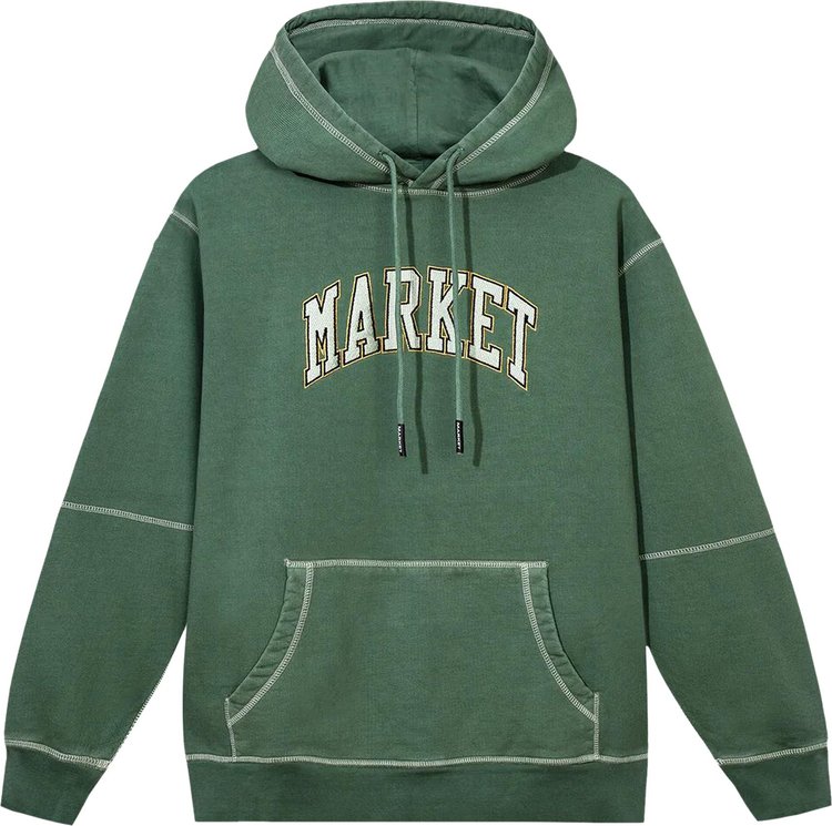 Market Triple Stitch Pullover Hoodie 'Emerald'