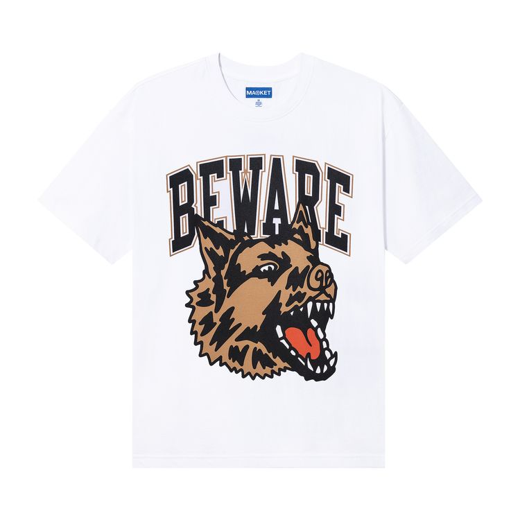 Market Classic Beware T Shirt White