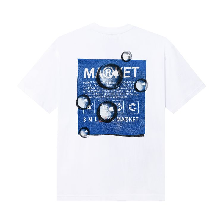 Market Damask T Shirt White