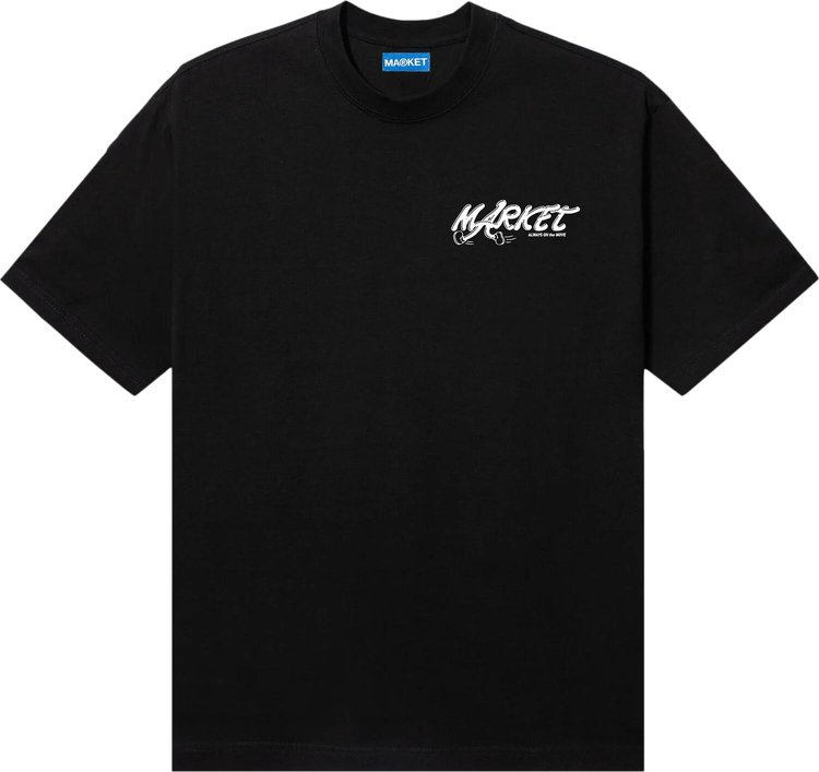 Market Audioman T-Shirt 'Washed Black'