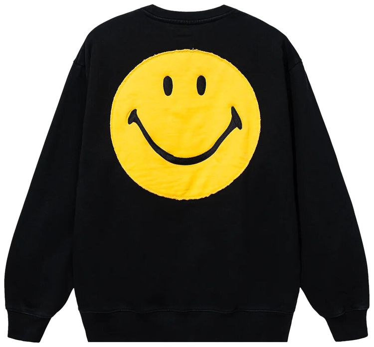 Market Smiley Vintage Wash Crewneck Washed Black