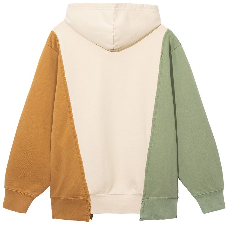 Market Designer Panel Hoodie Basil