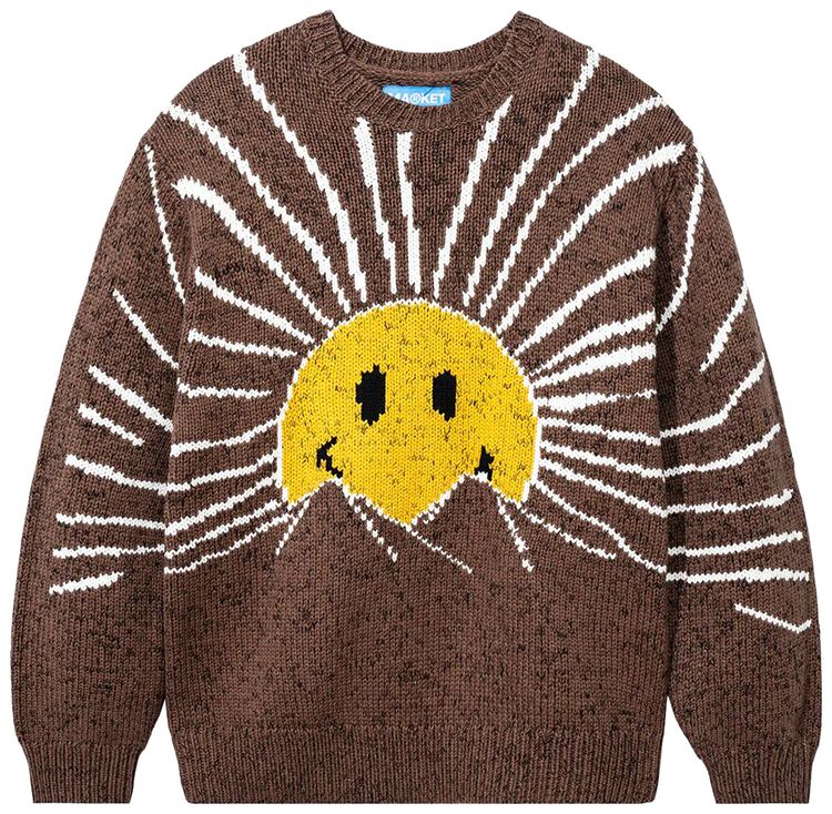Market Smiley Sunrise Sweater Acorn
