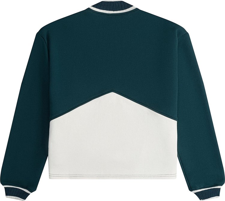 Rhude R Patch Terry Cardigan TealCream