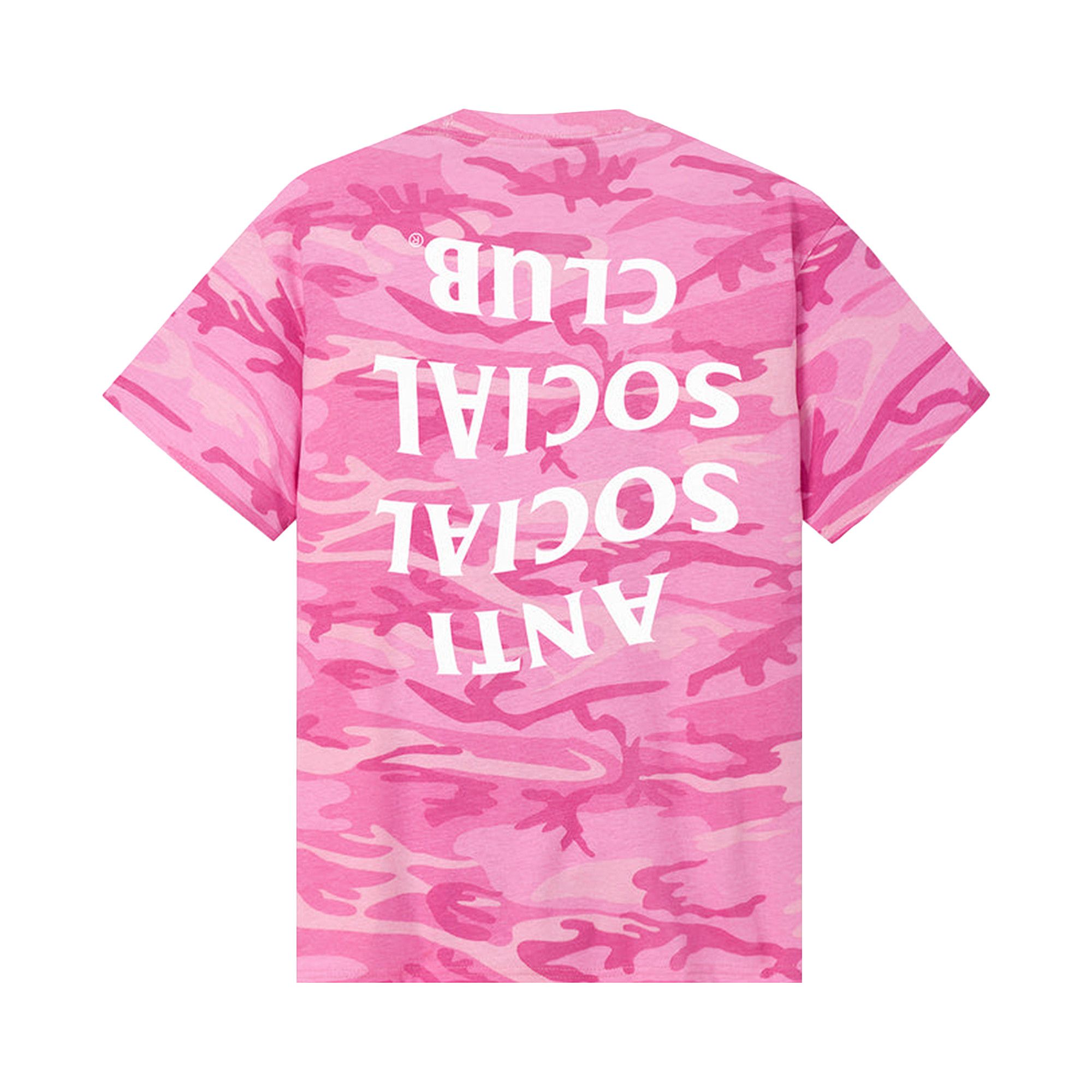 Buy Anti Social Social Club Mind Play Tee Pink Camo ASSC24ENOUSS102 GOAT