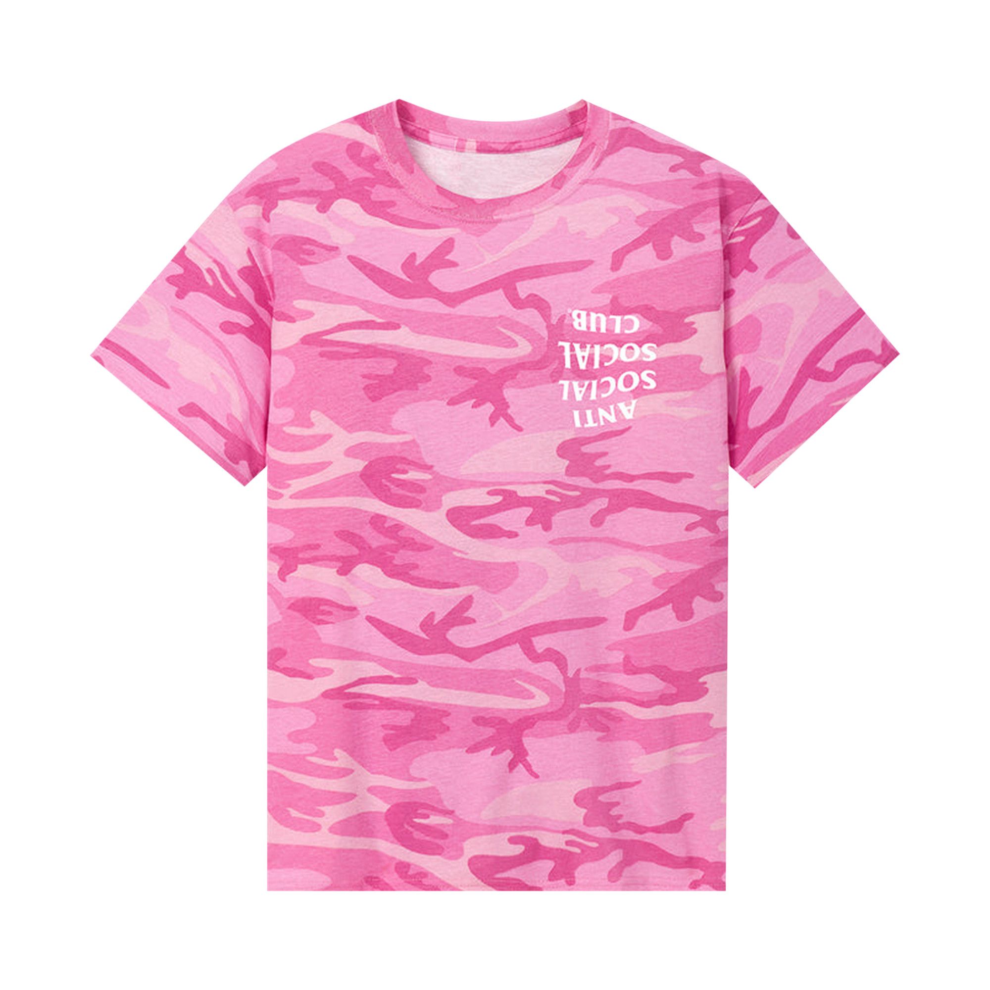 Anti social social club pink camo shop