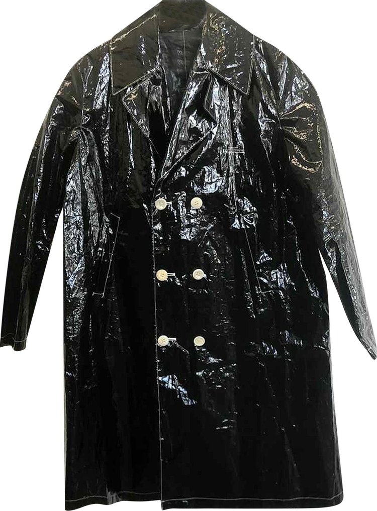 Undercover Double Breasted Raincoat 'Black'