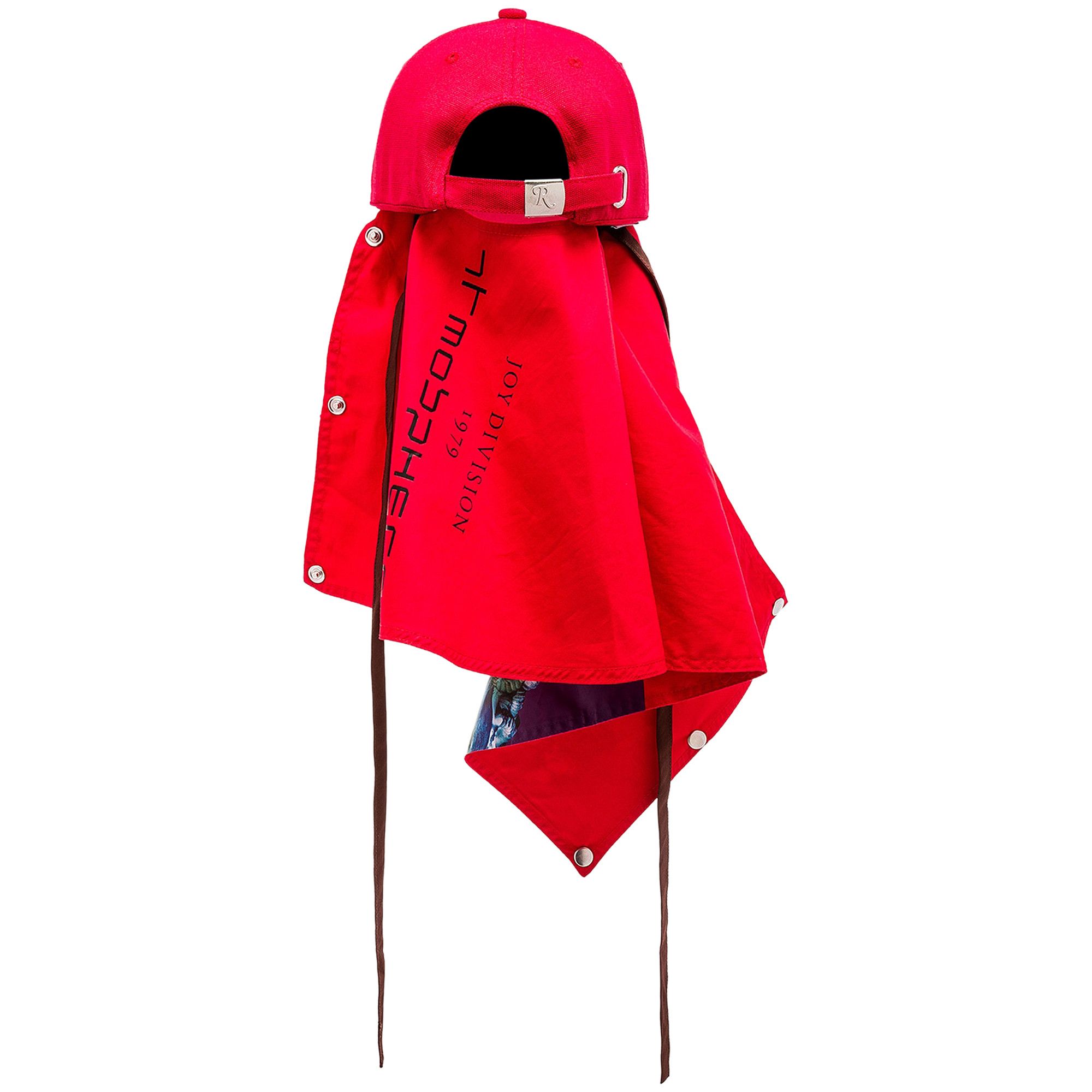 Buy Raf Simons Baseball Cap With Attachment 'Red' - 181 928 10090