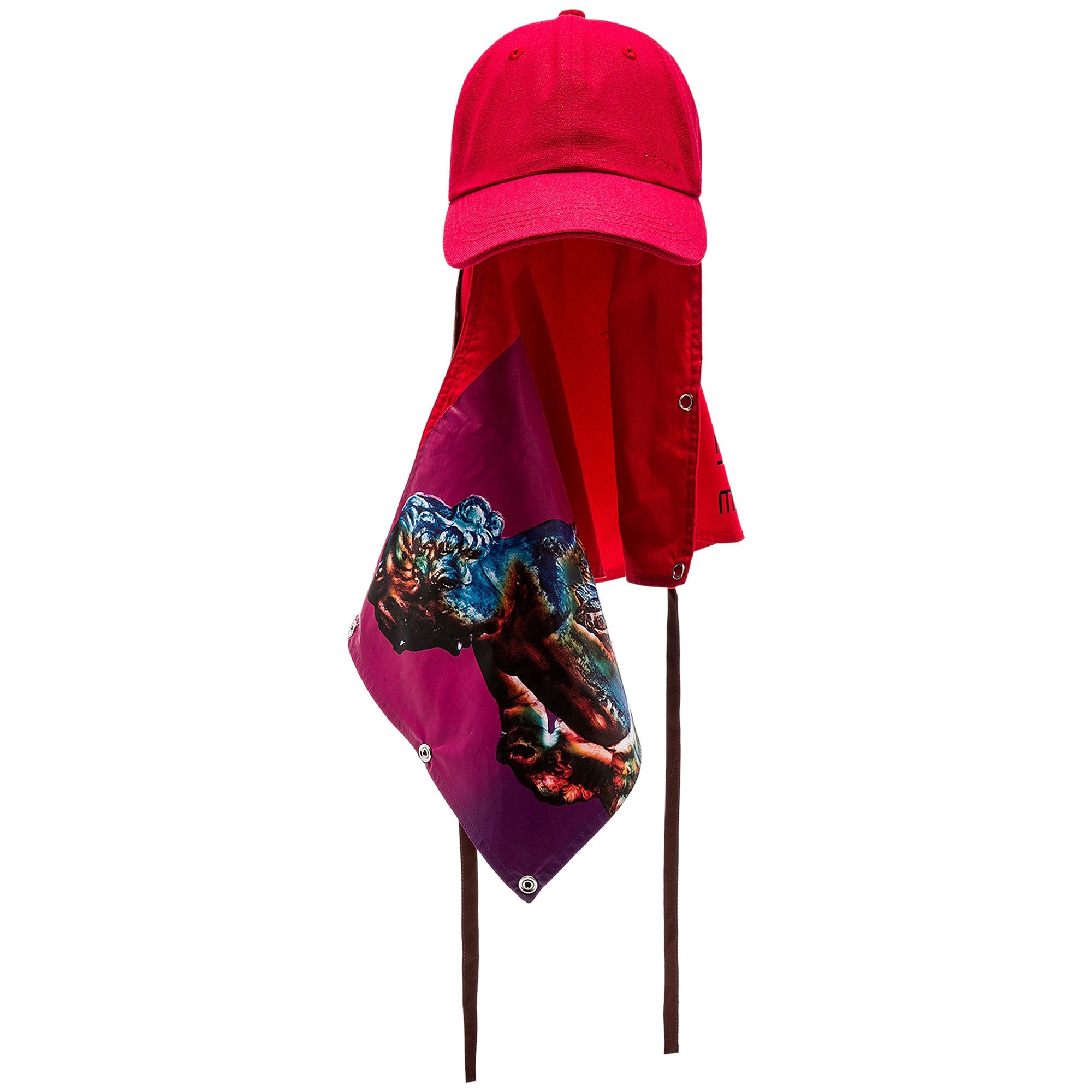 Buy Raf Simons Baseball Cap With Attachment 'Red' - 181 928 Buy Raf Simons Baseball Cap With Attachment 'Red' - 181 928